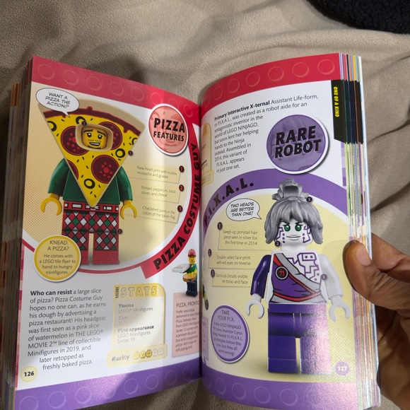 LEGO Minifigure Handbook - Orange and Red Cover used in great condition - Picture 7 of 14